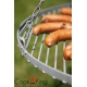 Grill stal czarna 70cm na trójnogu 180cm + palenisko Bali 80cm