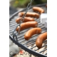 Grill ogrodowy stal czarna 70cm na trójnogu 200cm