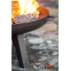 Grill stal czarna 50cm na trójnogu 180cm + palenisko Polo 60cm
