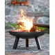 Grill stal czarna 50cm na trójnogu 180cm + palenisko Polo 60cm